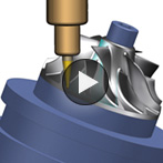 NX CAM Turbomachinery Milling