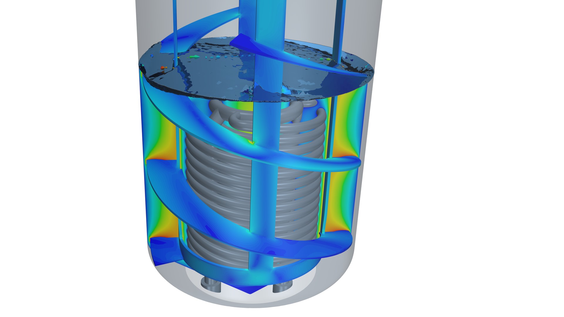Improving efficiency of chemical reactors using thermal performance