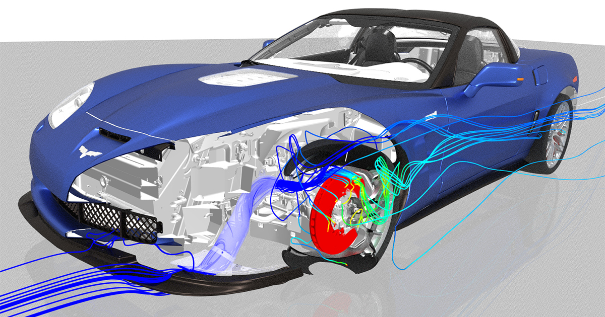 Brake cooling simulation for performance optimization Siemens Software