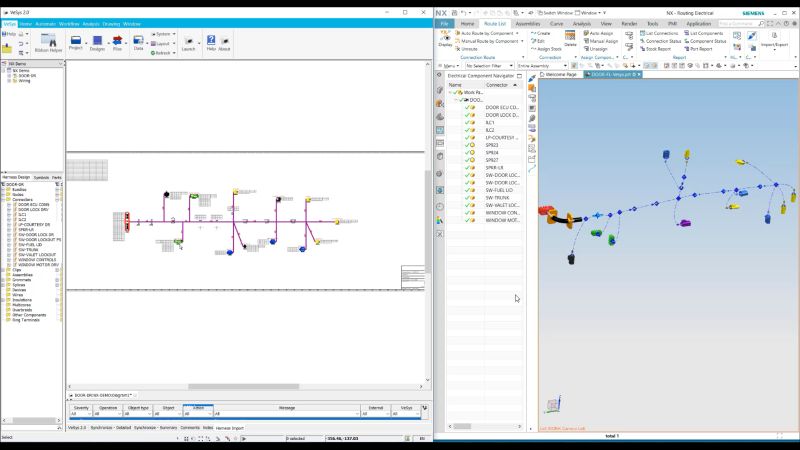 Learn how to integrate electrical and mechanical harness design