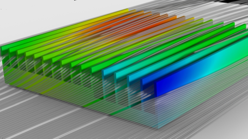 Heatsink / heat sink thermal design for electronics cooling thermal management and using thermal CFD simulation | Simcenter