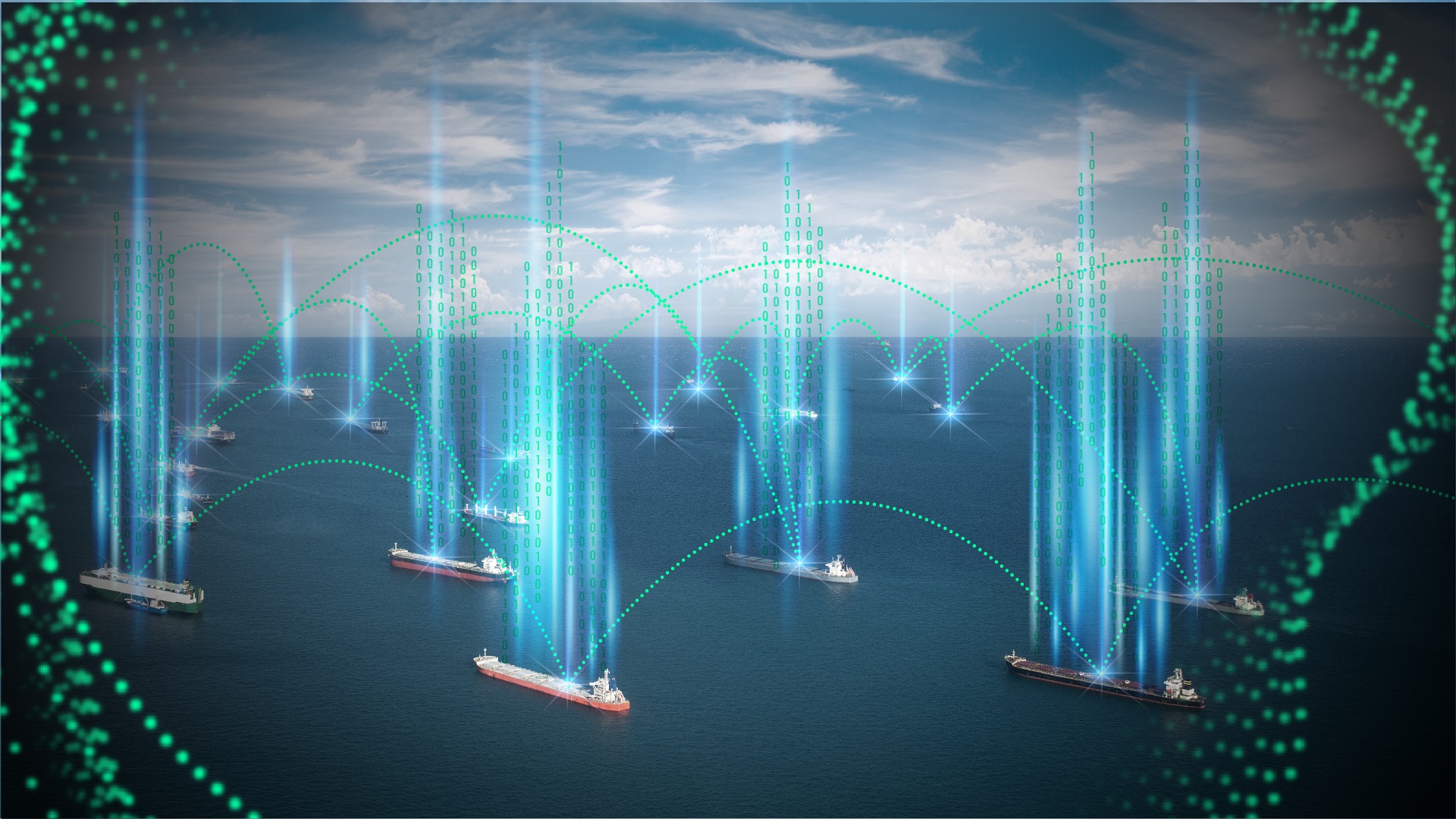 Digital twin technology and ship-to-ship and ship-to-shore connectivity enable operators to optimize fleet operations. 