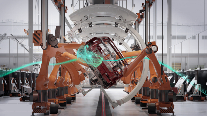 Siemens Smart Manufacturing solutions for automotive drive quality and sustainability through intelligent production.
