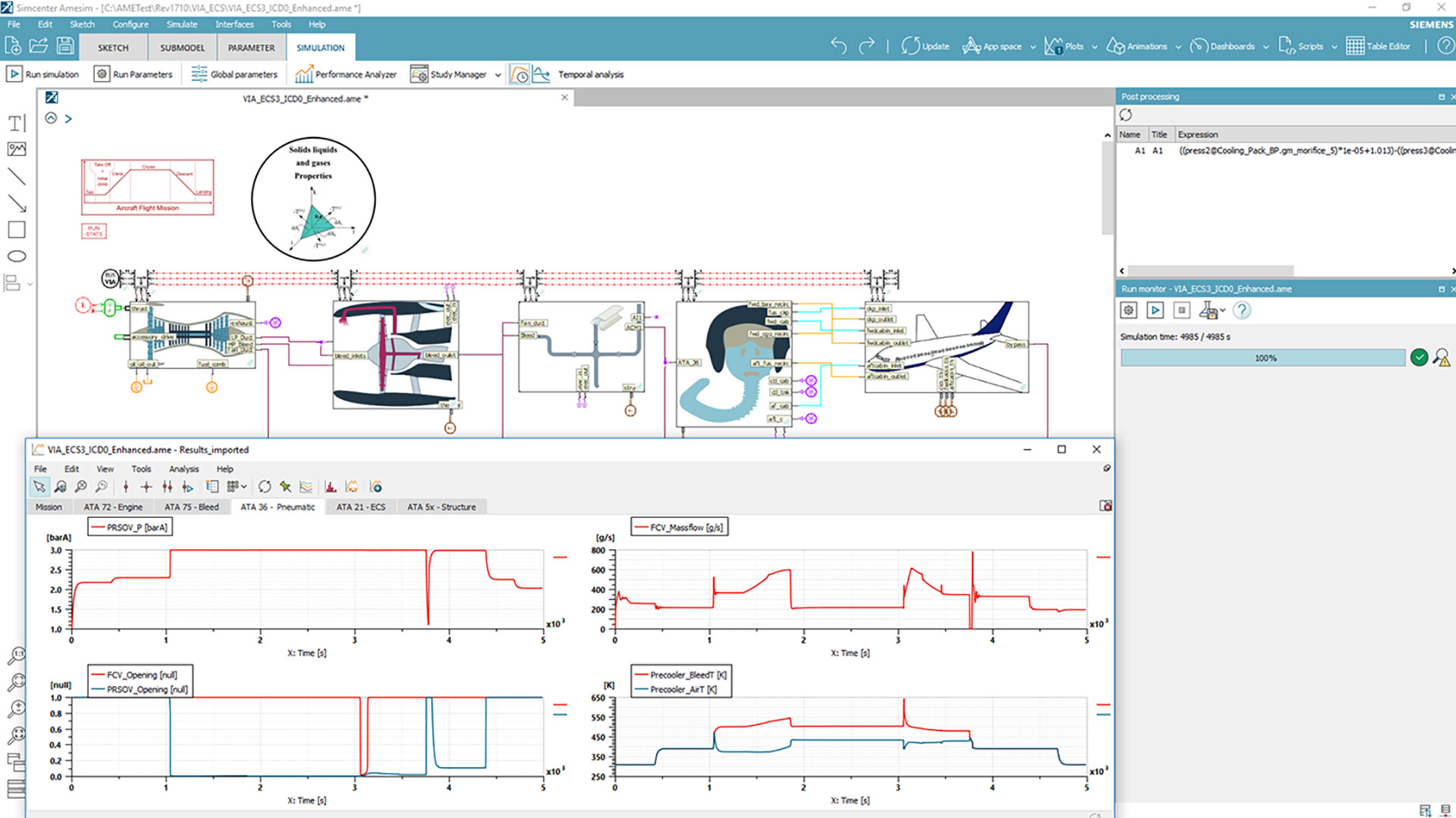 Simcenter Amesim for the environmental control systems optimization