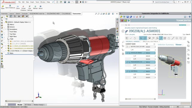 Intégration à Solidworks