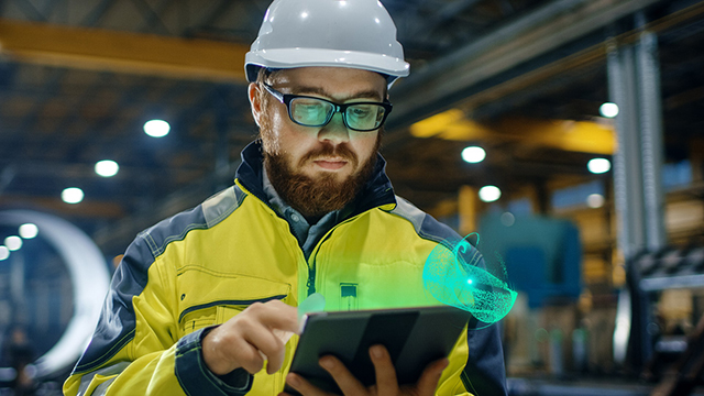 Heavy equipment engineer predicting performance