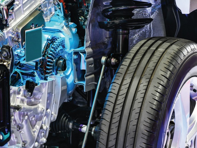 Electric vehicle run-up spectrum