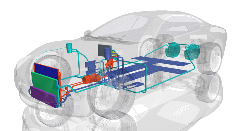 ハイブリッド車から電気自動車に及ぶ熱防御シミュレーションを加速 Siemens Digital Industries Software
