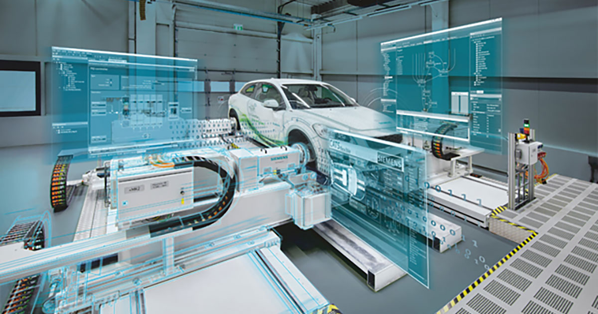 Electric Vehicle Manufacturing Siemens Software