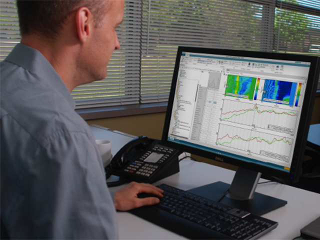 View and report simulation test data