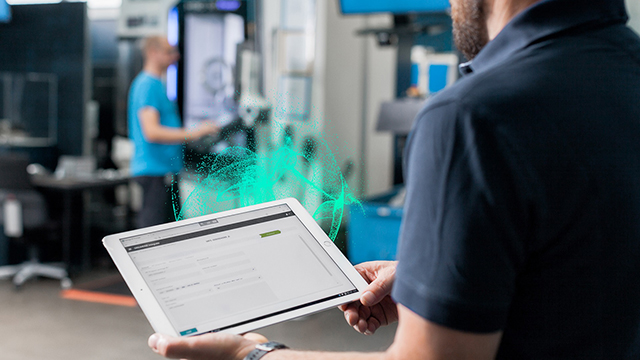 Wizualne przedstawienie Przemysłowego IoT w środowisku produkcyjnym. 