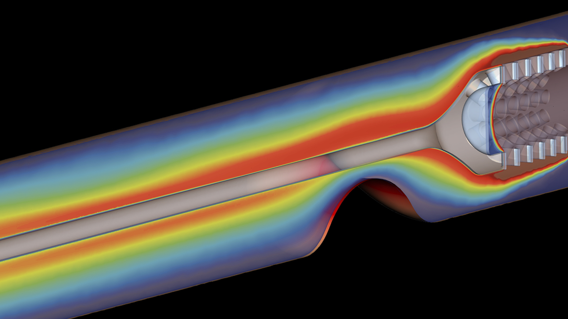 Catheter design and optimization via CFD simulation and design