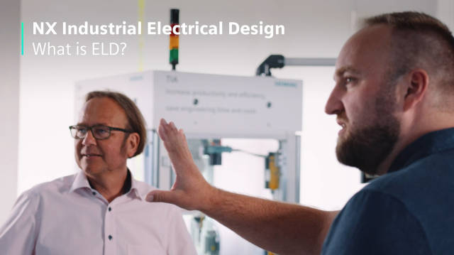 Two men discussing technical design