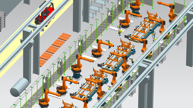 Projeto de Layout de Fábrica Siemens Digital Industries 