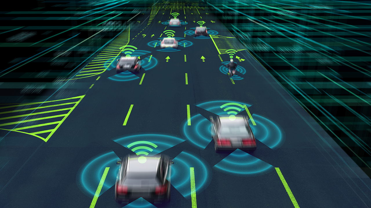 自动驾驶车辆仪表板数字化显示使用基础设施传感器和自动驾驶车载系统实现感知-思考-行动范式 